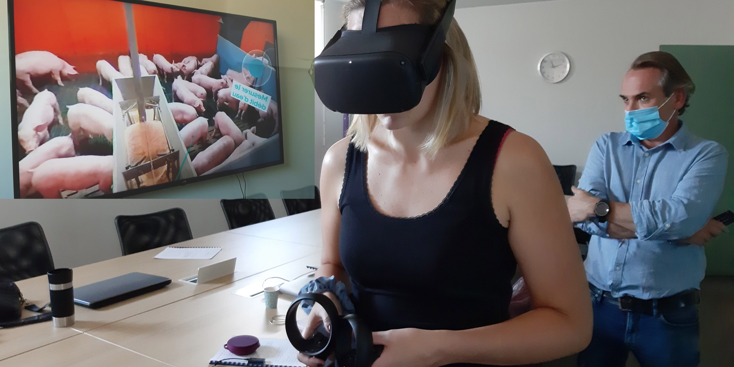 La réalité virtuelle au service des visites d’élevage